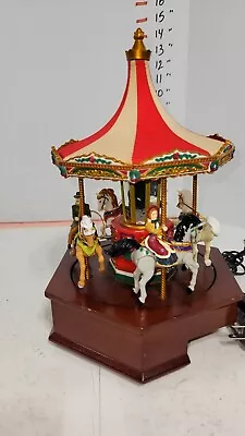 Vintage Mr. Christmas Gold Label Millennium Merry Go Round Musical Carousel   • $24.99