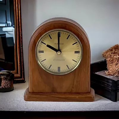Kienzle Chronoquartz Mantle Table Clock Wood Schmidt Germany Vintage Works • $65.04