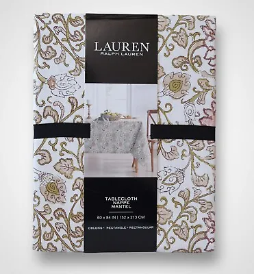 Ralph Lauren Tablecloth Floral Print 152cm X 213cm 60  X 84  • £27.99