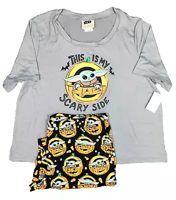 Nite Nite Munki Munki Star Wars Baby Yoda Halloween Set - Women's 2XL (NWT) • $26.79