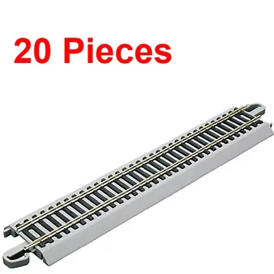 NEW Bachmann 9  Staight Nickel Silver E-Z Train Track (20 Pieces) HO Scale BAC44 • $55.94