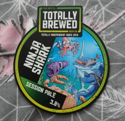 £1.75 • Buy Totally Brewed Beer Company - Ninja Shark 3.8% Session Pale Beer Clip