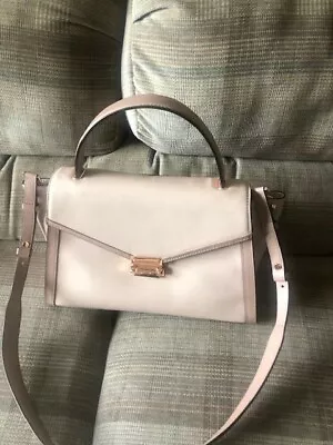 MICHAEL KORS WHITNEY  SOFT PINK Large Satchel TH Leather $348 • $150