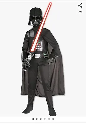 Rubie's Official Disney Star Wars Darth Vader Child Fancy Dress Costume Age 7-8 • £19.99
