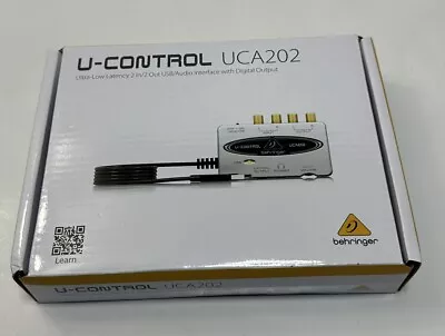 Behringer U-Control UCA202 Audio Interface W/ Digital Output - NEW SEALED • $24.99