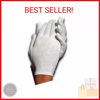 Moisturizing Eczema Premium Cotton Gloves Medium - White 1 Pair • $9.77