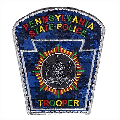 Pennsylvania State Trooper Autism Awareness Patch PA • $18.50