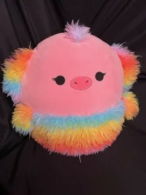 Target Exclusive Squishmallows 16” Elda The Rainbow Ostrich Emu Bird Easter • $34.99