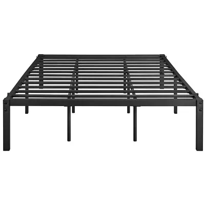 18  Metal Bed Frame Platform Heavy Duty Steel Slat Support No Box Spring Needed • $79.99