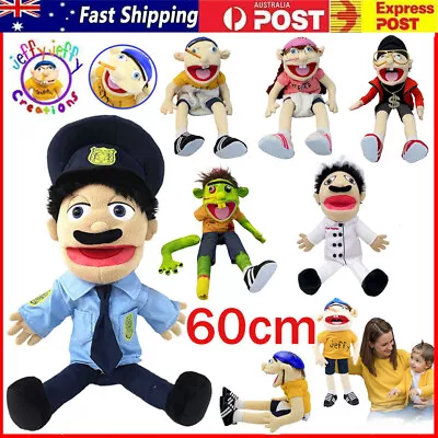 60cm Jeffy And  Feebee Hand Puppet Plush Toy Stuffed Doll Kids Birthday Gifts AU • $27.99