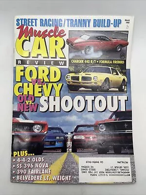 MUSCLE CAR REVIEW Magazine-MARCH1992 • $19.81