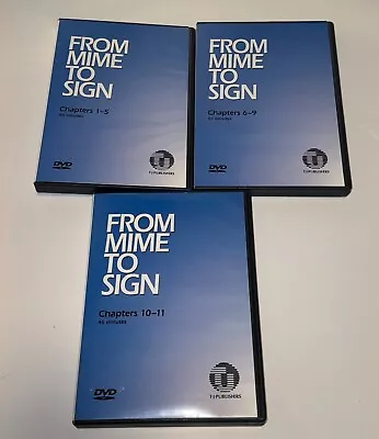 From Mine To Sign 3 DVD Lot - Chapters 1-11 - Gilbert C Eastman • $27.77