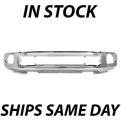 NEW Chrome Steel Front Bumper Face Bar For 2020 2021 2022 Ford F250 F350 W/ Fog • $650.99