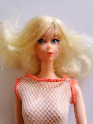 Vintage 1967 Talking Barbie Twist N Turn Doll Mute Swimsuit Blonde • $99.99