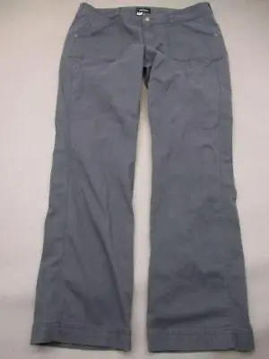 Marmot Size 12 Womens Gray Mid Rise Casual W/Pockets Straight Jeans T680 • $19.99