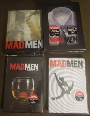 Mad Men – Seasons 1-4 DVD Sets - 3 Are Sealed  • $14.99