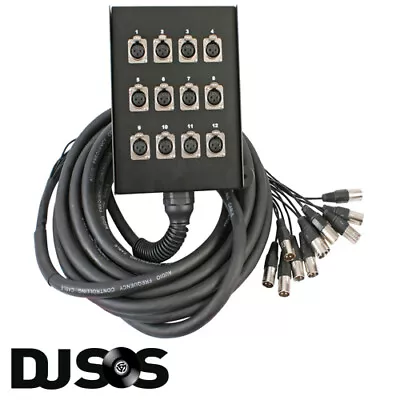 £113.88 • Buy Pulse PLS00331 Multicore XLR 12/0 30M Stage Box Snake Cable Lead Multi-Core
