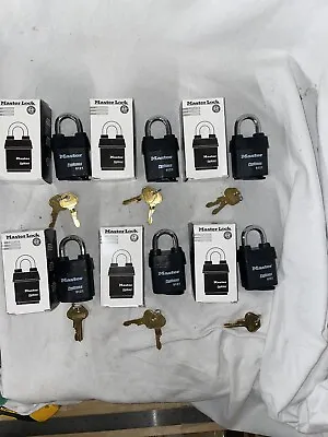 Lot Of (6) Master Lock 6121KA Keyed Alike Padlocks 11G001 • $109