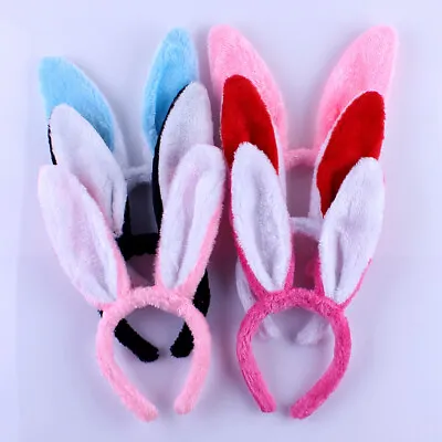 Cute Headband Decoration Fancy Hair Dress Costume Party Rabbit Easter Bunny Ears • £4.04