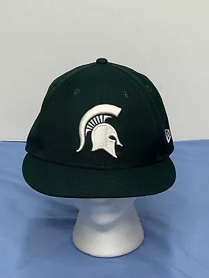 New Era 59fifty Hat / Michigan State Spartans /  Green & White / Fitted 7.5 • $15