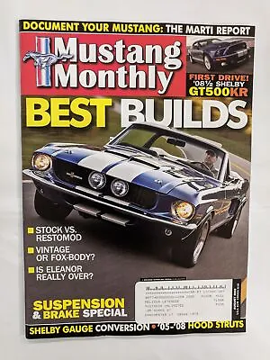 Mustang Monthly Magazine August 2008 Stock Vs Restomod-M287 • $10.99