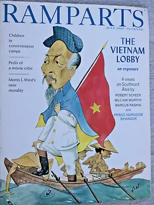Ramparts Magazine July 1965 Issue The Vietnam Lobby World Politics News Opinion • $8.99