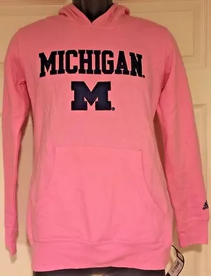 Michigan Wolverines Sweatshirt Hoodie Youth Pullover Adidas • $15.99