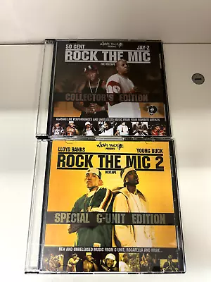 2x Rare DJ Mick Boogie G-Unit Rock The Mic Mixtape Mix CD Promo Lot • $26.99