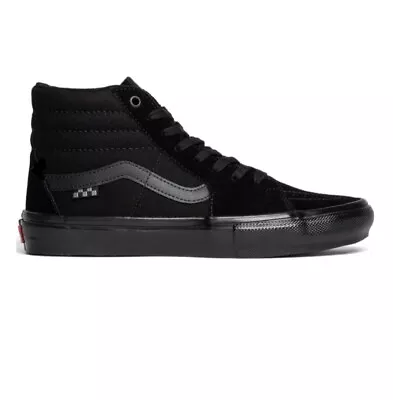 Vans Skate Sk8 Hi Black/Black Shoes - Size US 7 • $149.99