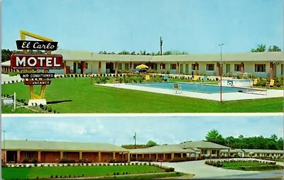 Postcard. El Carlo Motel Valdosta Georgia. AR. • $2.95