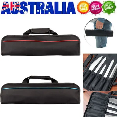 5 Slot Chef Knife Bag Roll Carry Bag Portable Dustproof  Storage Cooking Case • $21.71