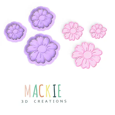 $19.95 • Buy Daisy Cookie Cutter And Embosser Fondant Stamp Flowers
