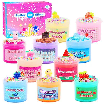 $10.55 • Buy Fruit Slime-Mud Kit Soft Non-Sticky Cloud Slime-Scented Toy Kids Gift Toys