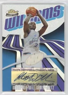 2003-04 Topps Finest Rookie Auto Refractor /250 Mo Williams #153 Rookie Auto RC • $8.59