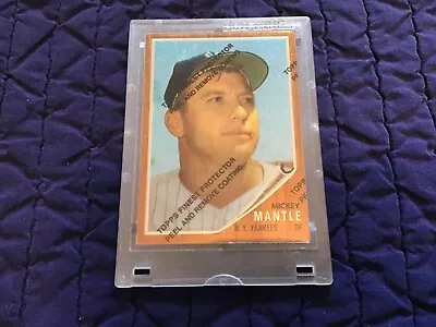 1996 Topps Mantle Finest: # 12 Mickey Mantle 1962 Reprint Protective Case • $9.99