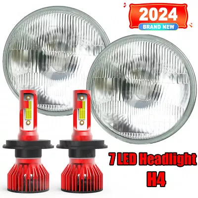 7  Inch LED Headlights High/Low Beam For Chevy C10 Camaro Pickup Truck • $85.99