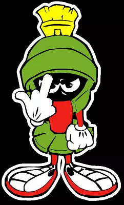 Marvin The Martian Decal Graphic 3M Vinyl Laptop Truck Sticker • $29.99