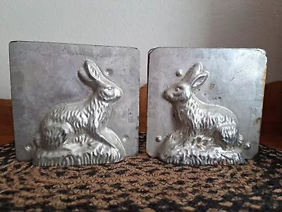 2 Sets Eppelsheimer Vintage Rare Metal Easter Bunny Rabbit Chocolate Molds #8053 • $39