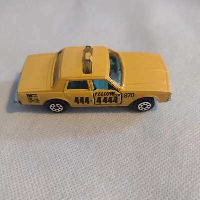 Majorette Chevrolet Impala Yellow Taxi Cab #240 Die-Cast Car 1/69 Scale • $3.99