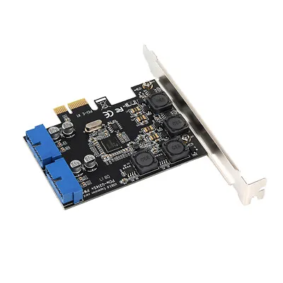 £19.76 • Buy Dual Internal 19Pin USB3.0 PCI-E Express Card Support Low Profile