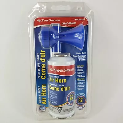 SeaSense Large Marine Sport Signal Air Horn 3.5oz Heard From 1 Mile New Sealed • $12.38