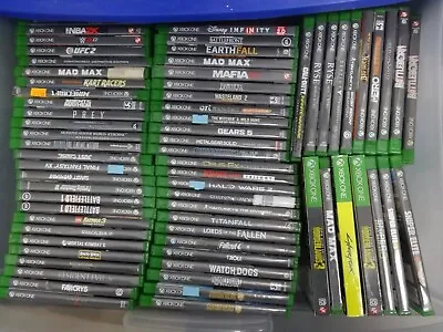 LARGE SELECTION Microsoft XBOX One Xbox 1 VIDEO GAMES U CHOOSE FROM DROP DOWN • $21.74