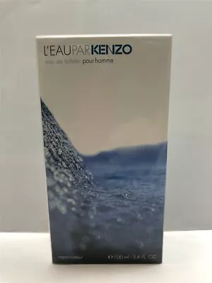 L'Eau Par Kenzo Pour Homme 3.4 Oz/100 Ml Eau De Toilette Spray Old Formula 2006 • $66.50