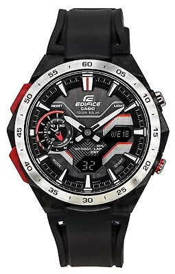 Casio Edifice Windflow Mobile Link Black Dial Solar ECB-2200P-1A 100M Mens Watch • $272.02