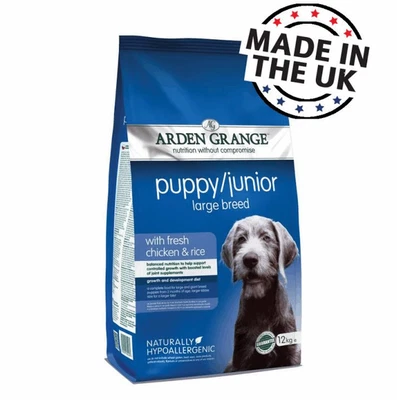 £69.99 • Buy Arden Grange Large Breed Puppy/Junior Dry Dog Food With Chicken & Rice 12Kg