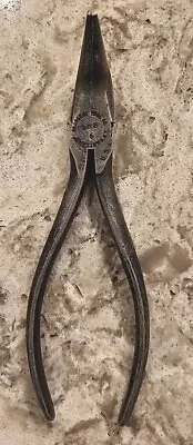 Vintage Crescent Tool 888-6 Bent Needle Nose Pliers  Crestoloy  Jamestown NY USA • $16