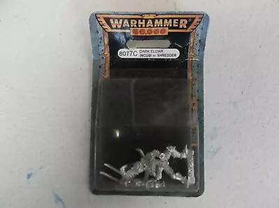 Warhammer 40K  Games Workshop Dark Eldar With Splinter Cannon Pewter 8073B • $24.99