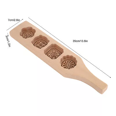 Non-Toxic Baking Mold Wooden Baking Mold Family Gift For Homemade Moon Cake • $20.99