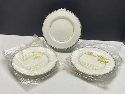 Set Of 7 NEW ~ MIKASA BRIARCLIFF DESSERT PLATES ~ New W/plastic ~ 6.25  • $30