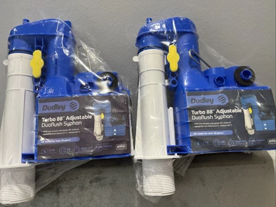 £38 • Buy 2xDudley Turbo 88  Adjustable  Duoflush Syphon - 191mm (7.5 ) 241mm (9.5 )324395